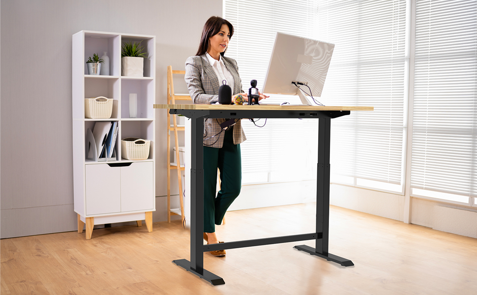 WORKPRO 48" Electric Standing Desk, Height Adjustable