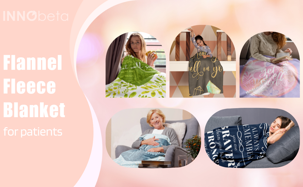 Inspirational Blankets for Women, Men, Get Well Soon Gift for Friends