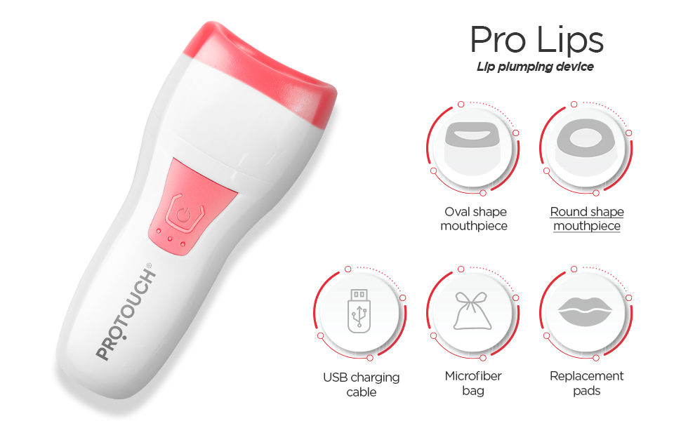 PROTOUCH Prolips Lip Plumper Device Automatic, Smart, Safe