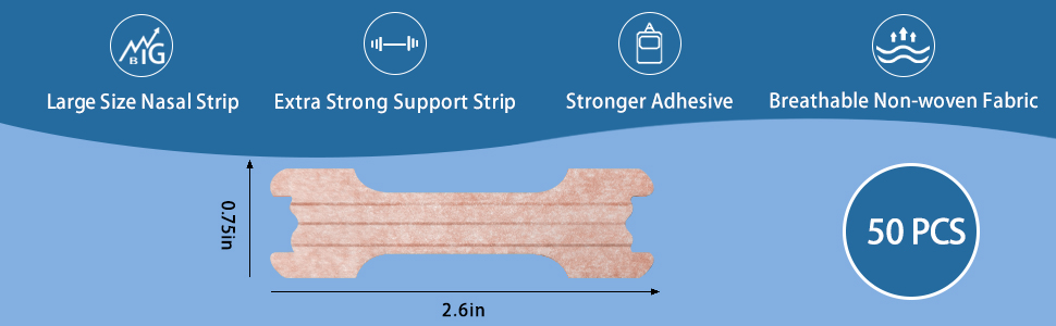 NASAL STRIPS FOR SNORING