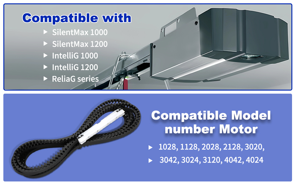 2024 Upgrade 37561R.S Belt Compatible with Genie Silentmax 1000