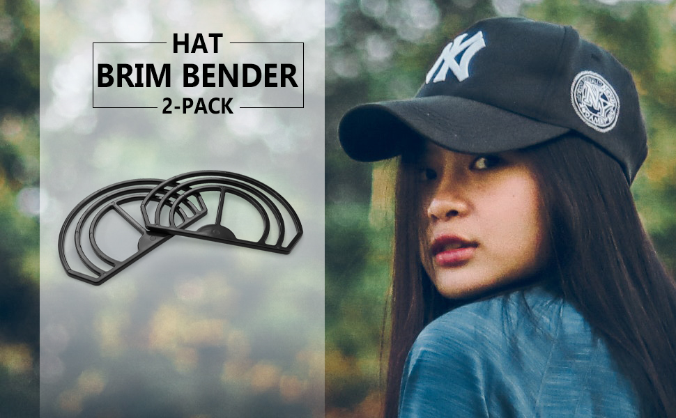 Geiomoo Hat Brim Bender, Cap Curver Shaper, Shaping Bands with Dual