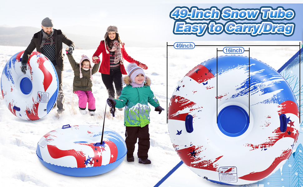 snow sled tube