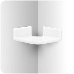 Mini Corner Shelf - White - ASIN B08KDG1BZ3