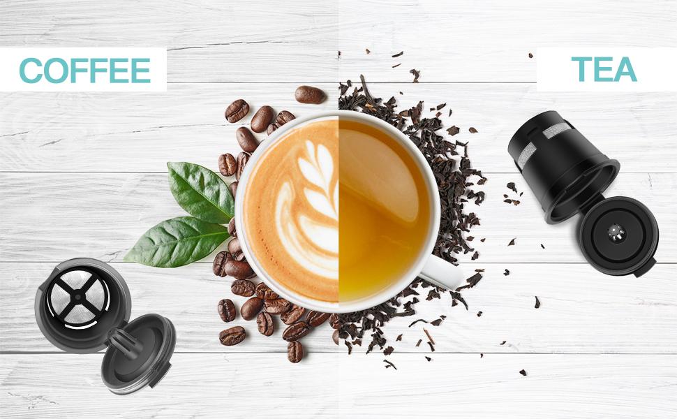 EZBASICS Reusable Coffee Filters Refillable Single Serve