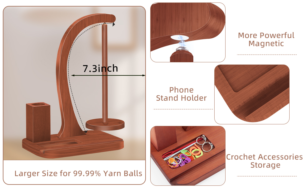 Yarn Holder for Knitting and Crocheting