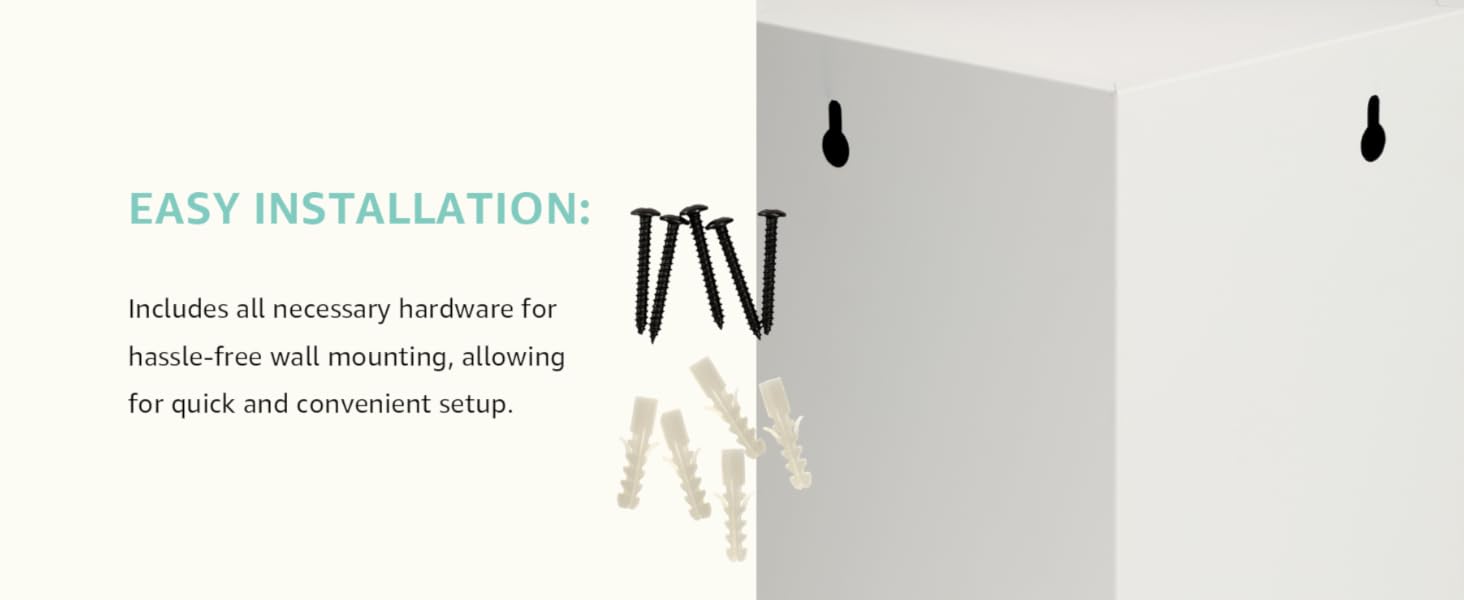 easy to install, all hardware provided
