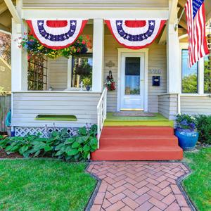 American US Bunting Flags