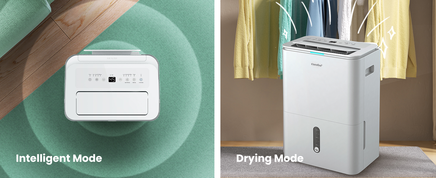 COMFEE'Dehumidifier 20L,Dehumidifiers for Home,Dehumidifier and Air
