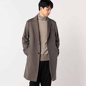 Amazon | [コムサイズム] アンゴラ混 チェスターコート 47