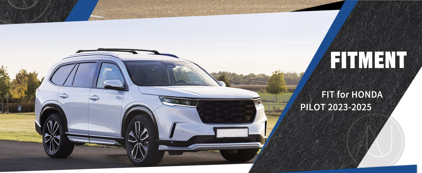 Roof Rack Cross Bars Fit for 2023 2024 Honda Pilot Elite Sport Touring Trailsport