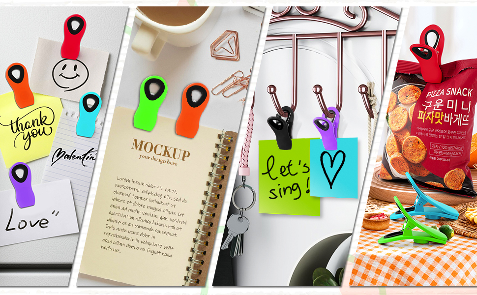 12 Pack Chip Clips, Bag Clips Food Bag Clips for