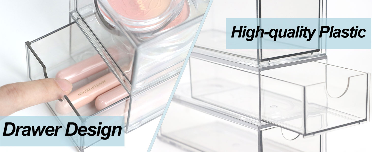 Made of sturdy, transparent plastic for long-lasting use