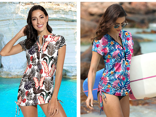 ★XEXYMIX★SUN BURST haih zip rush guard /half neck line 41LiTcHyAAL.jpg