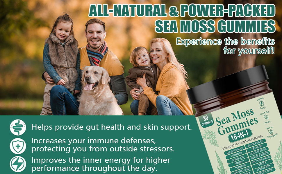 Sea Moss Gummies 16-in-1