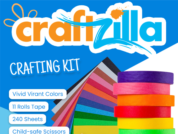 arts-4　e⑥ Amazon.com: Craftzilla Arts and Crafts Kit for Kids – 11