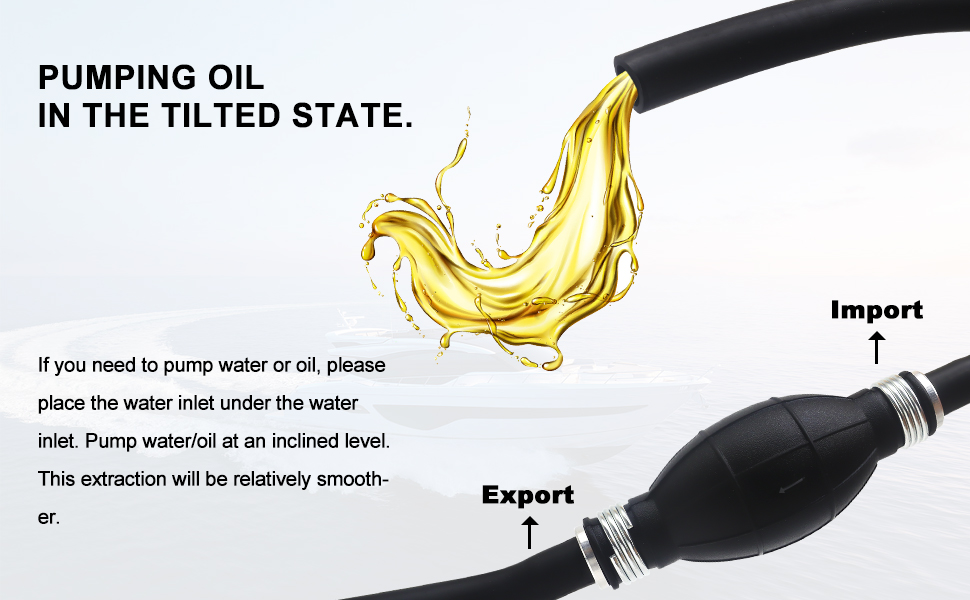 OXCANO Fuel Line Assembly 3/8" 6FT Fuel Line Marine