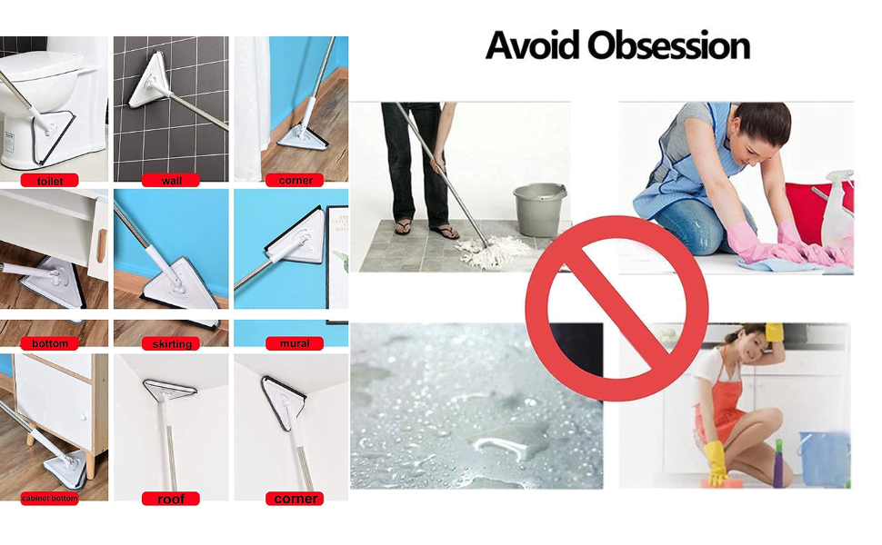 Triangle Cleaning Mop