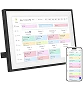 Pomya 10.1" Digital Calendar Chore Chart, Smart Electronic Calendar HD Touchscreen Interactive Di...