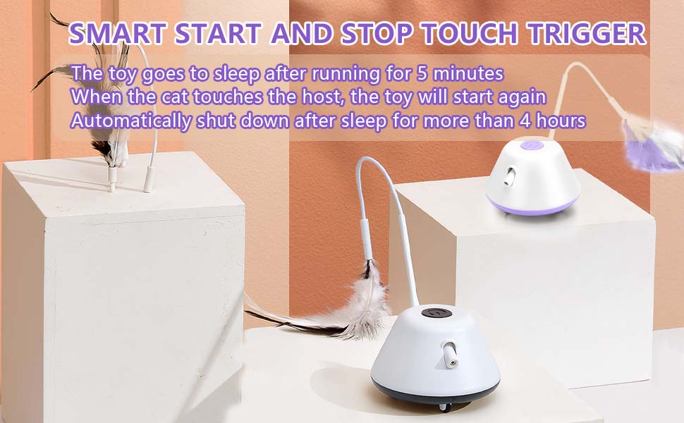 Frebento Cat Toy, Interactive Cat Toys for Indoor Cats Exercise, Automated Cat