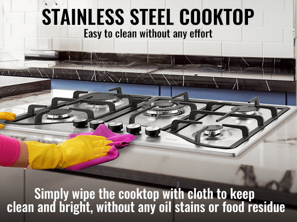 gas kitchen stove top