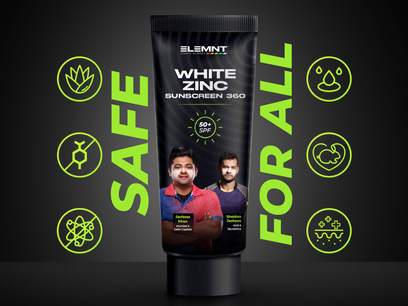 Elemnt White Zinc Sunscreen 360 Limited Gujarat Titans Edition