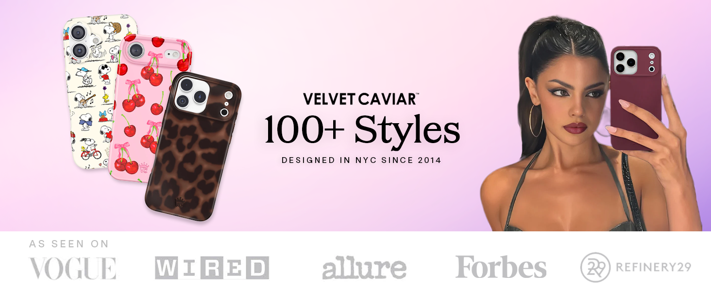 velvet caviar iphone 17 pro max case cute