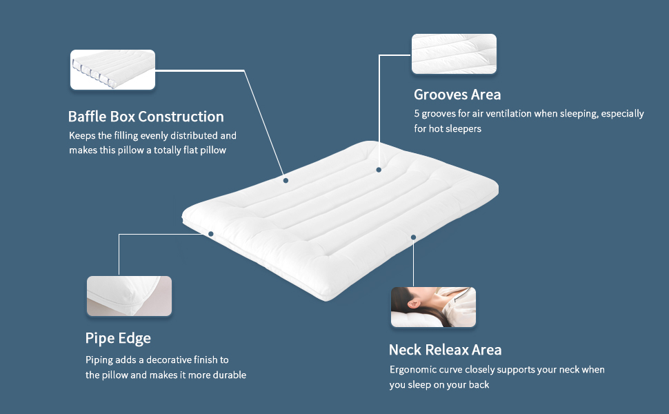 HOMBYS Thin Stomach Sleeper Bed Pillows for Slim Figures
| Extra Low Profile Stomach and Back Sleepers Pillow from H 8b059cfd 3ea4 47e6 Bfff D4248ce2d0fb. CR0,0,970,600 PT0 SX970 V1