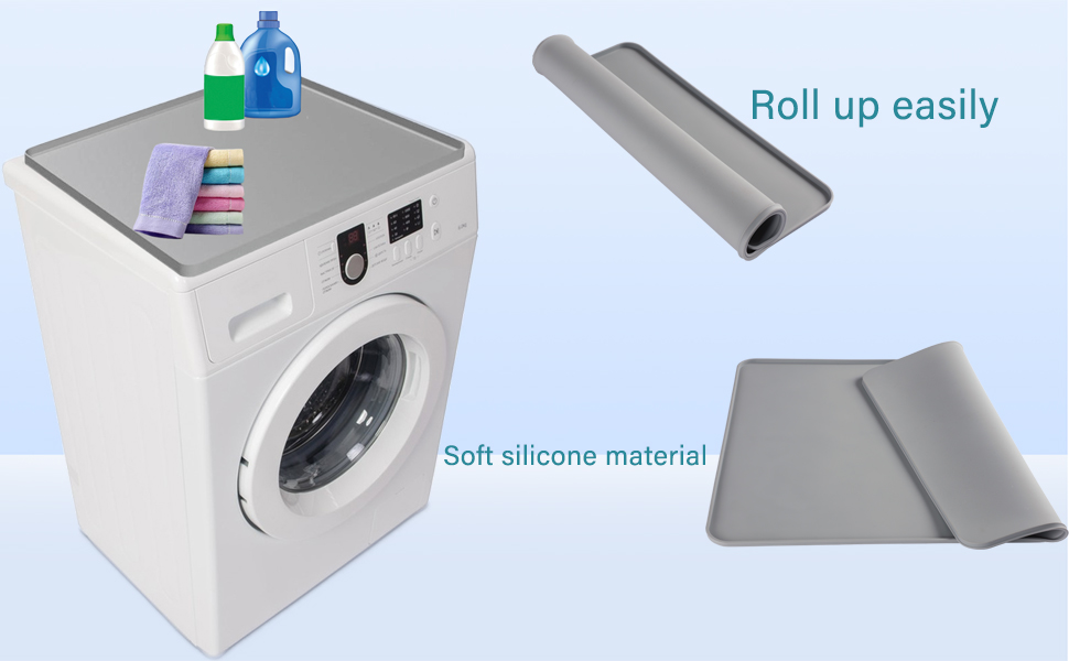 TCASH 2 PCS Washer and Dryer Covers for the Top 23.6" x 23.