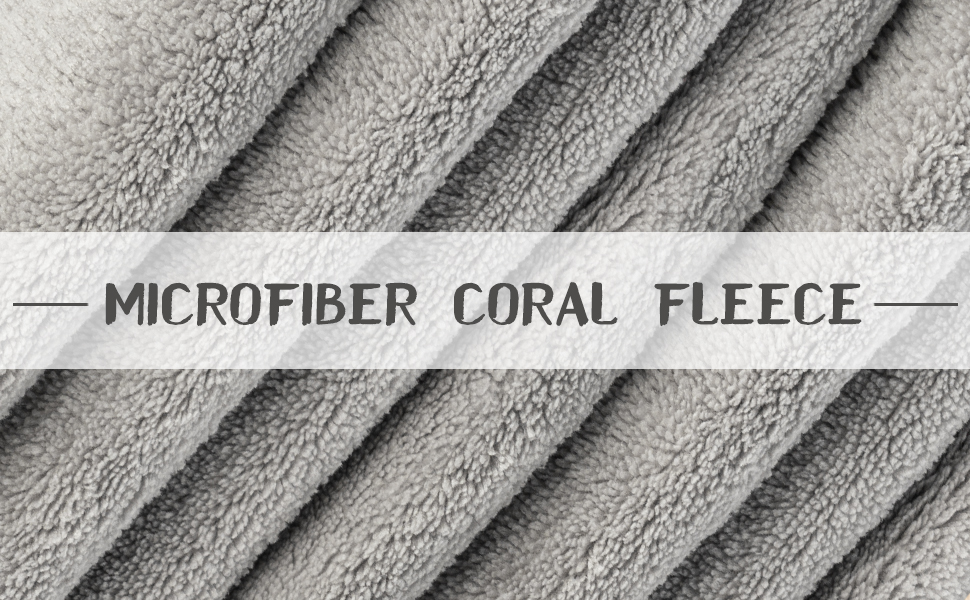 R HORSE 4Pcs Grey Hand Towels with Hanging Loops, Absorbent Coral