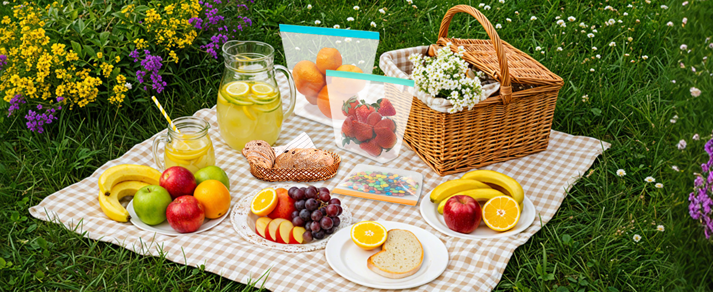 reusable bags for food