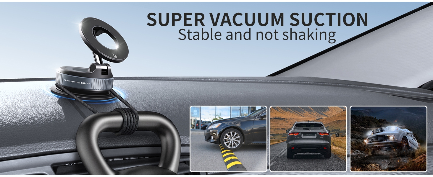 vacuum mobile holder for car 