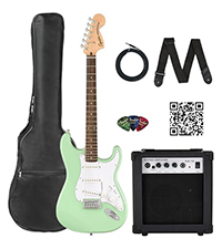ギター Squier  by Fender STRAT Stratocaster Amazon.com: Fender Squier Debut Series Stratocaster Electric