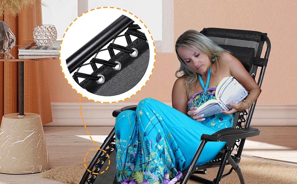 SUQ I OME Replacement Cord for Zero Gravity Chair, 4 Pack