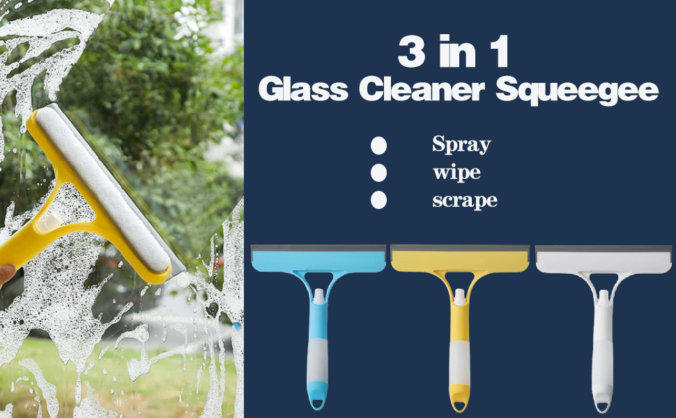 3 in 1 window cleaning scraper