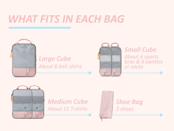 packing cubes