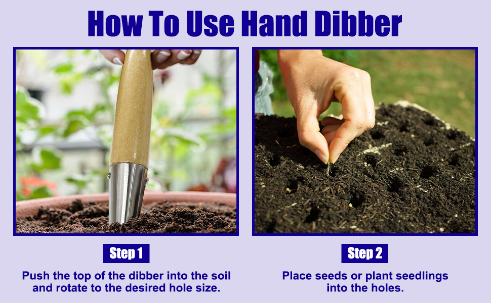 how to use hand dibber