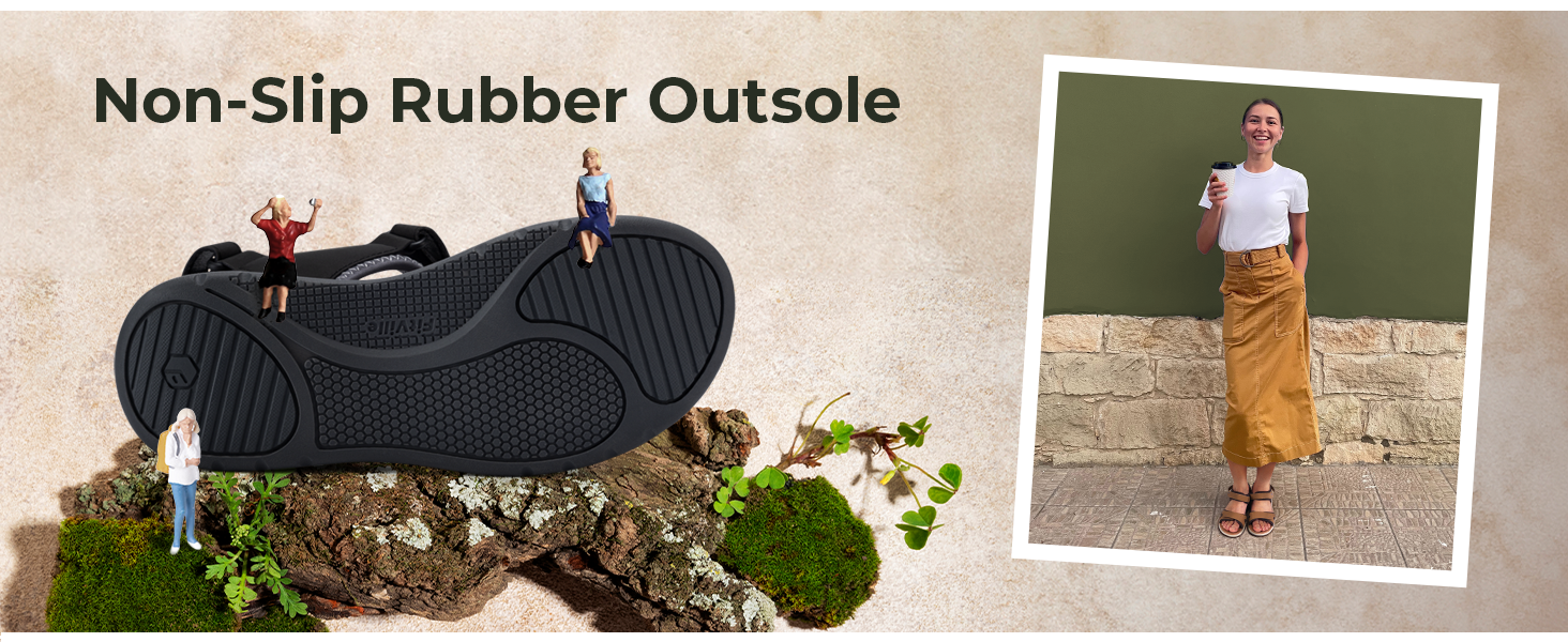 NON-SLIP RUBBER OUTSOLE