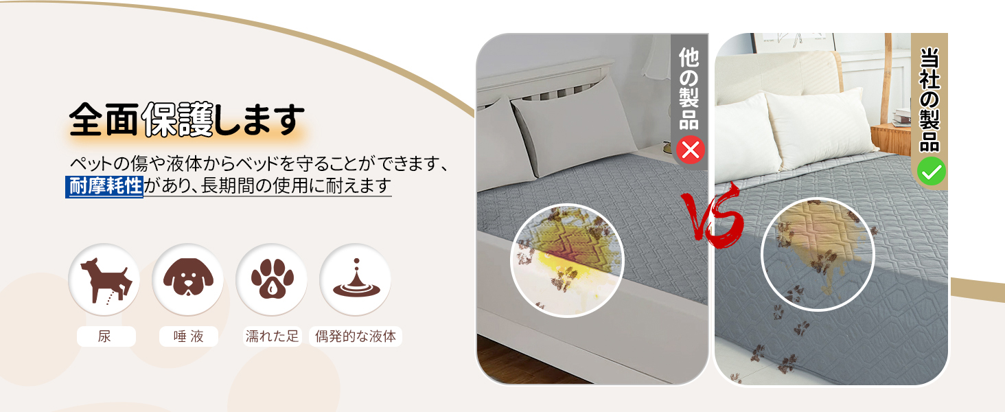 床、ペット用の防水マット