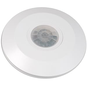 Maclean MCE85 Infrared Motion Sensor Modern Flat Range 6m (MCE85) 8 Wall mount degree detection angle i 360 degree detection angle outside