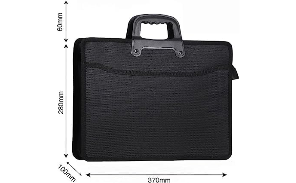 Sevia A4 Portfolio Documents File Storage Bag with Zipper Artist