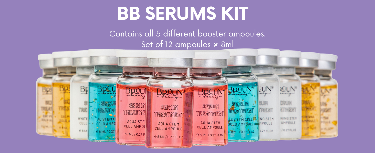 Box of our serum pack contains 12 vials of 8ml/0.27 Fl. Oz which makes it budget friendly