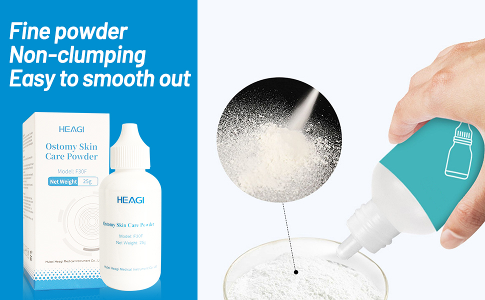 Kolostomiepulver, Stoma Skin Care Powder, Ein Stomaprodukt Zur