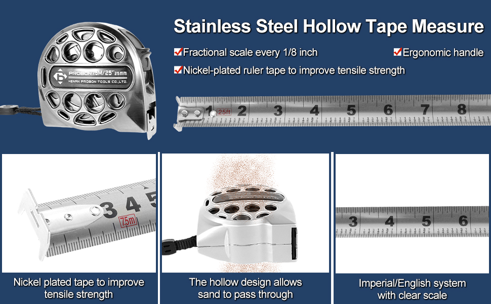 Stainless Steel Measuring Tape