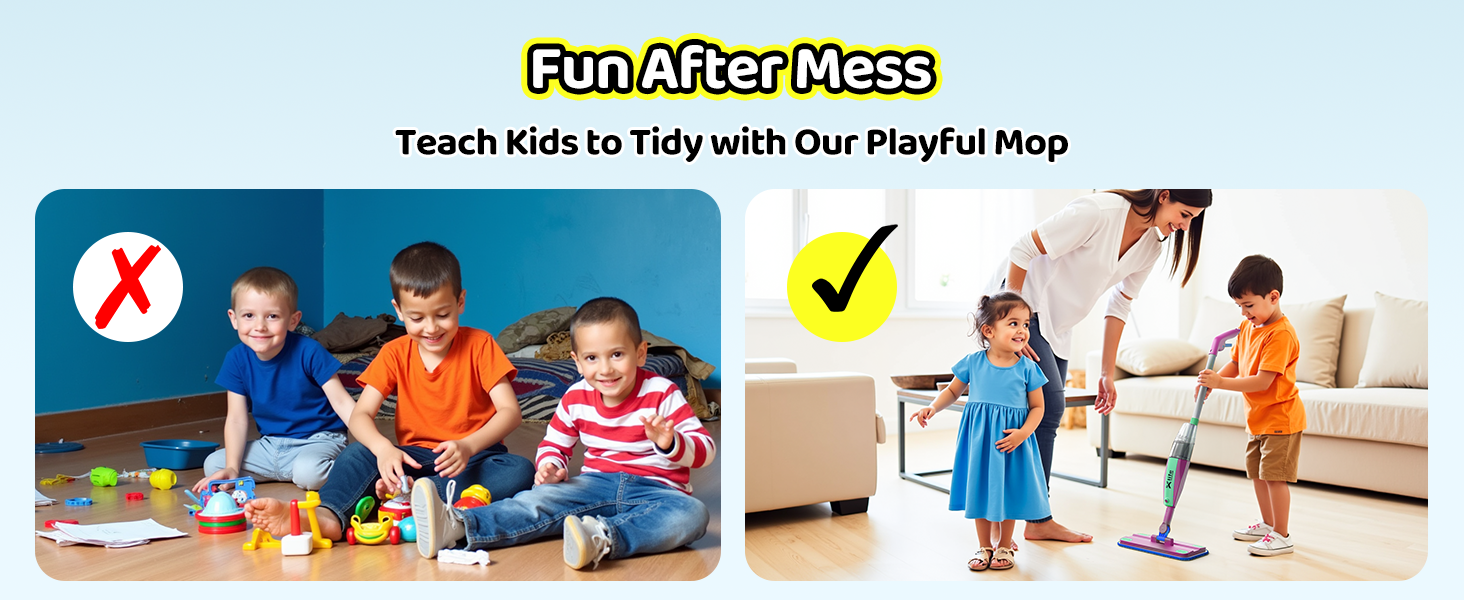 lets kids experience the joy of helping around the house