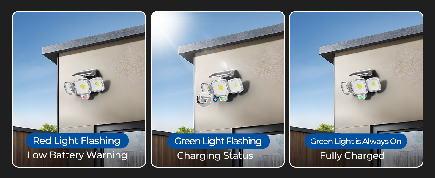 COB LED Solar Motion Sensor Outdoor Lights