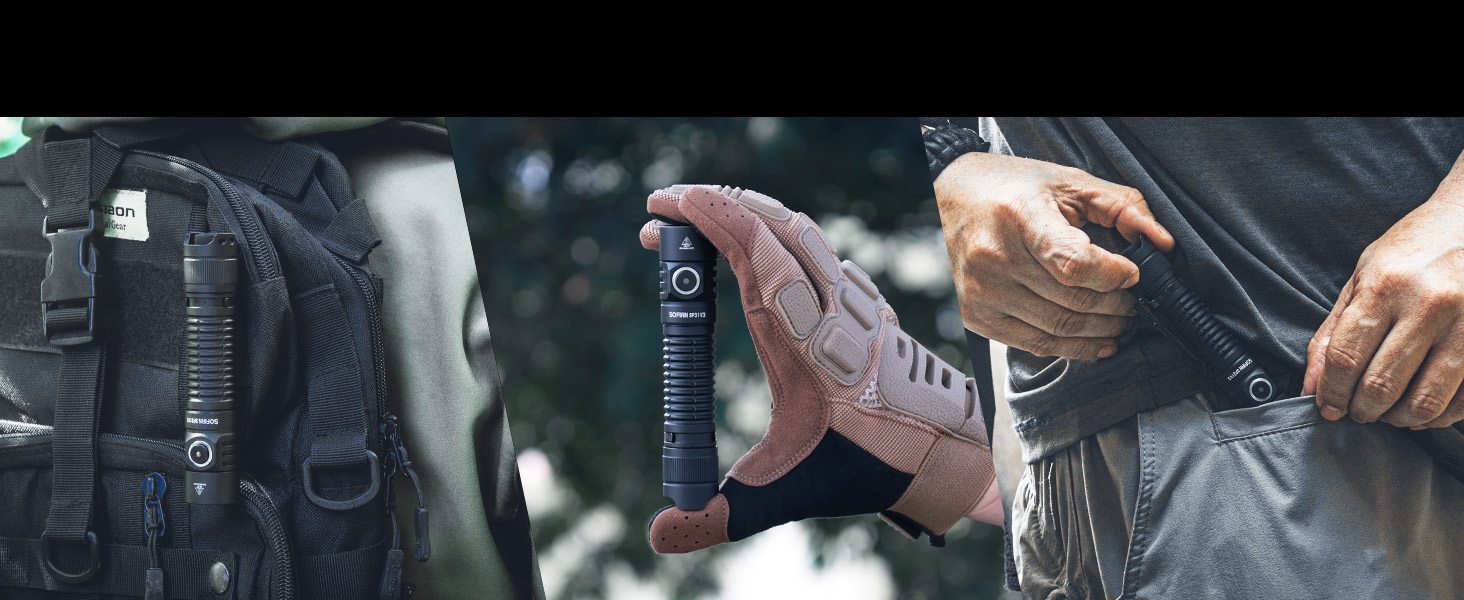 pocket flashlight with high lumen