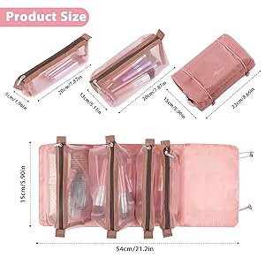 Neceser Maquillaje Organizador Colgar Organizador Viaje Percha de Maquillaje