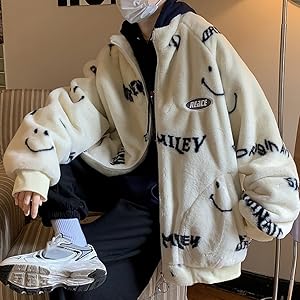 bts♡ポップアップ　モコモコジャケット 楽天市場】ボア パーカー メンズ 秋冬 アウター ジャケット