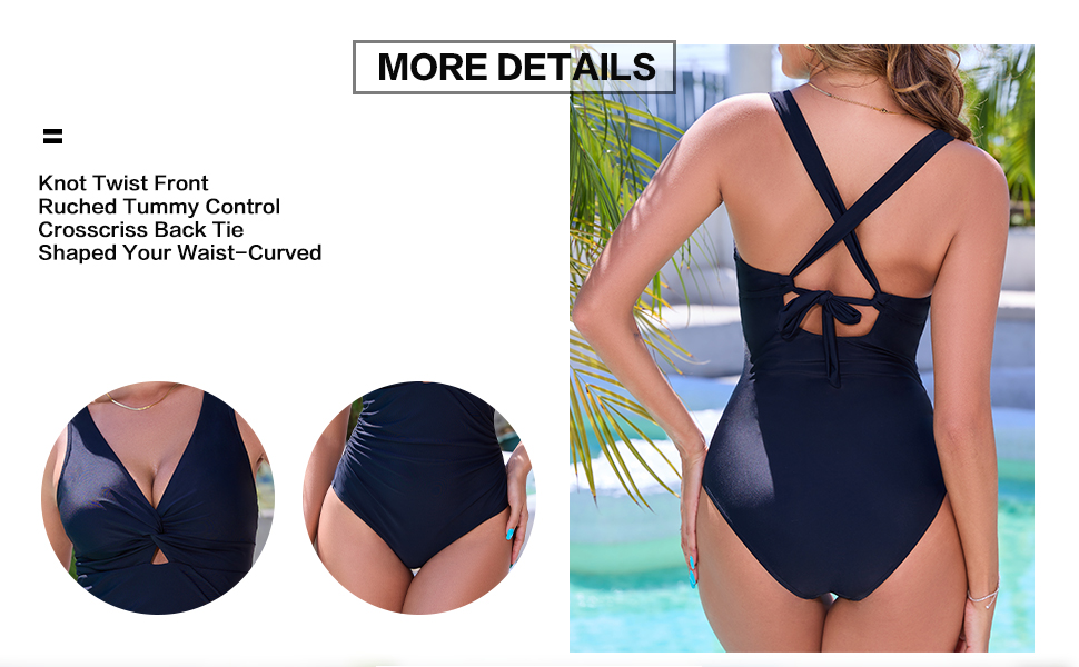 one piece swimsuit sexy bathing suit lace up tummy contorl swimsuit